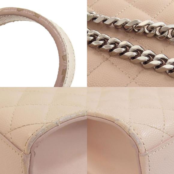 SAINT LAURENT Envelope Medium Shoulder Bag Leather Black - Picture 9 of 11